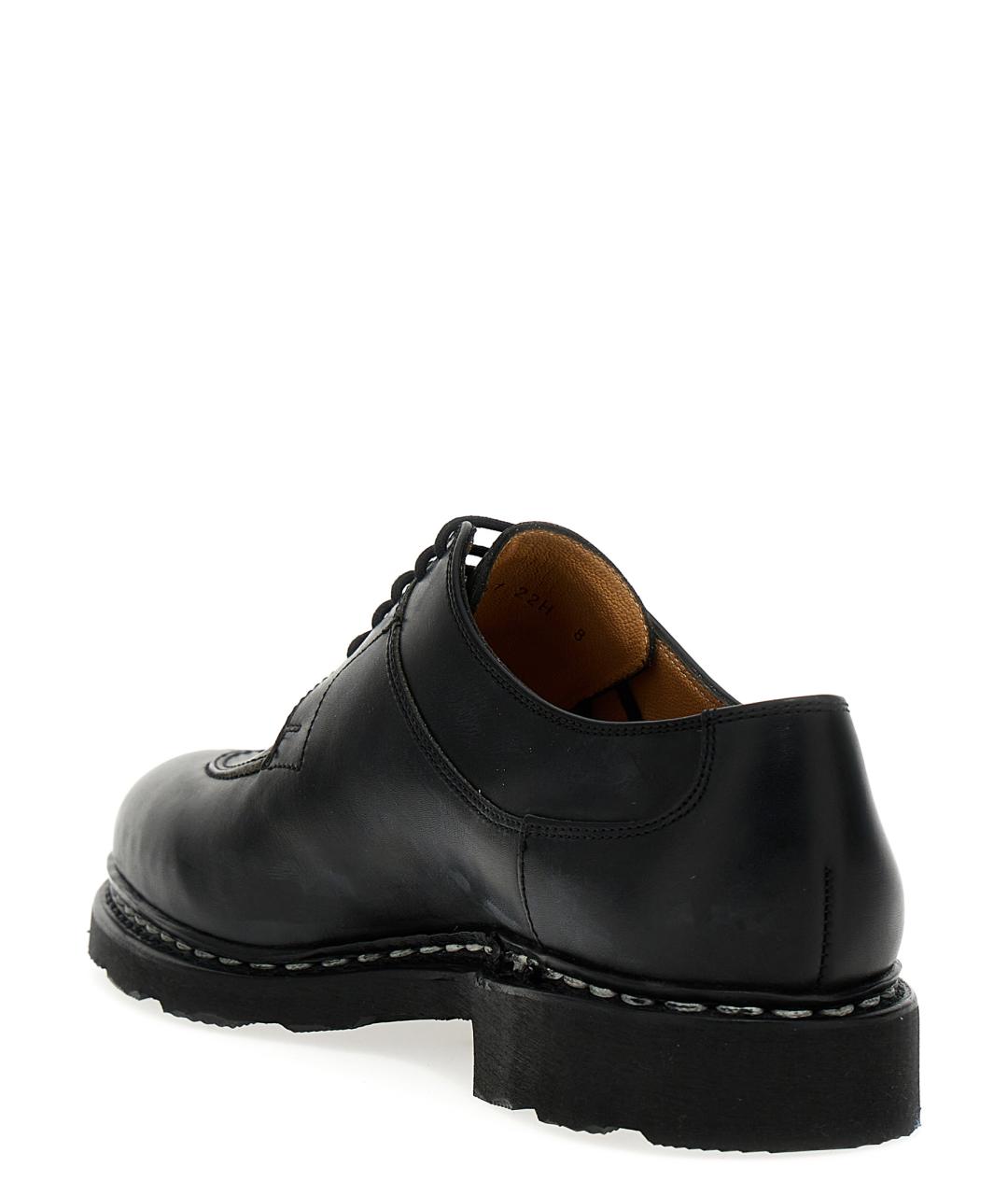 PARABOOT Черные кожаные туфли, фото 2