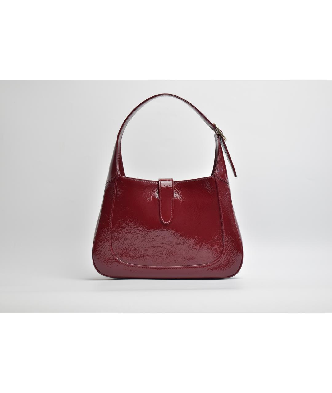 GUCCI Красная кожаная сумка с короткими ручками, фото 3