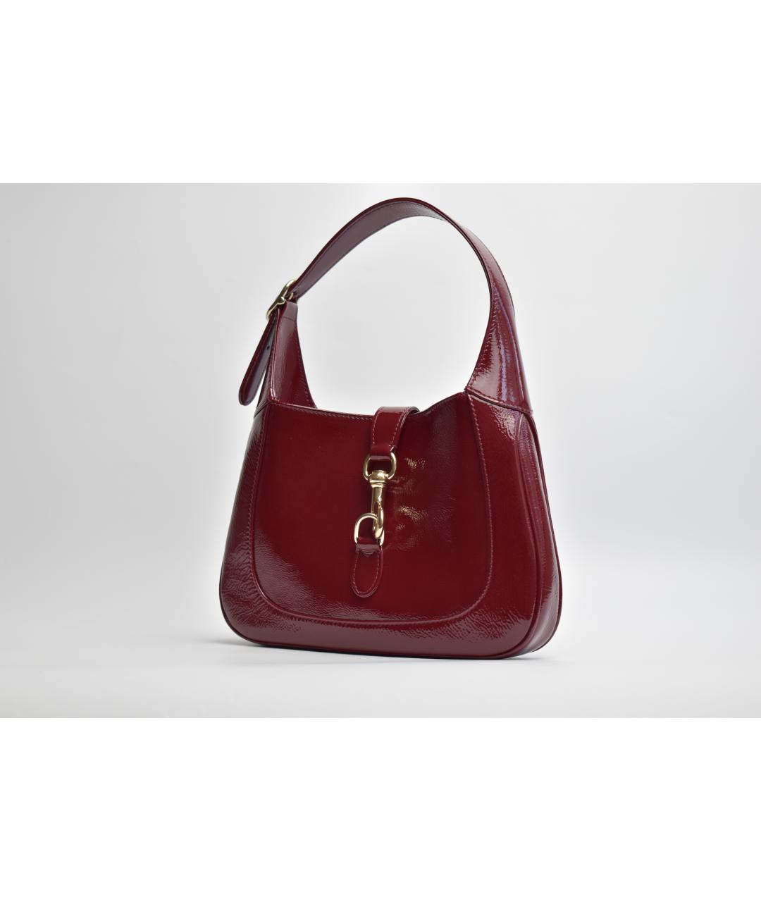 GUCCI Красная кожаная сумка с короткими ручками, фото 2