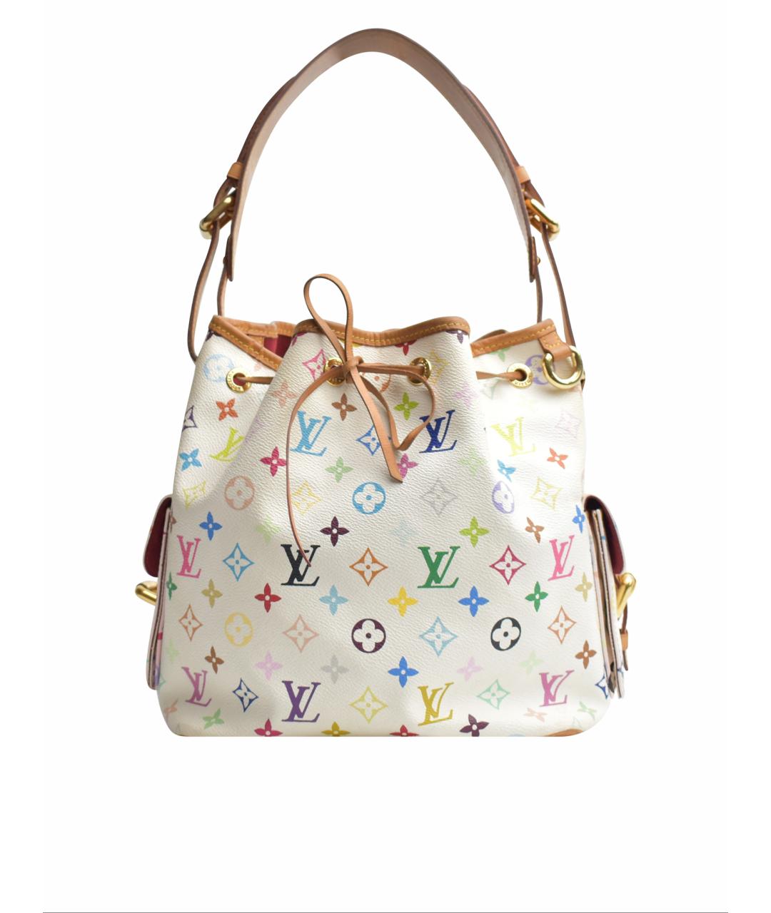 LOUIS VUITTON Белая сумка через плечо из канвы, фото 1