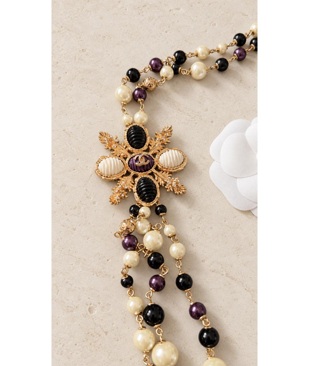 CHANEL Бежевое колье, фото 2