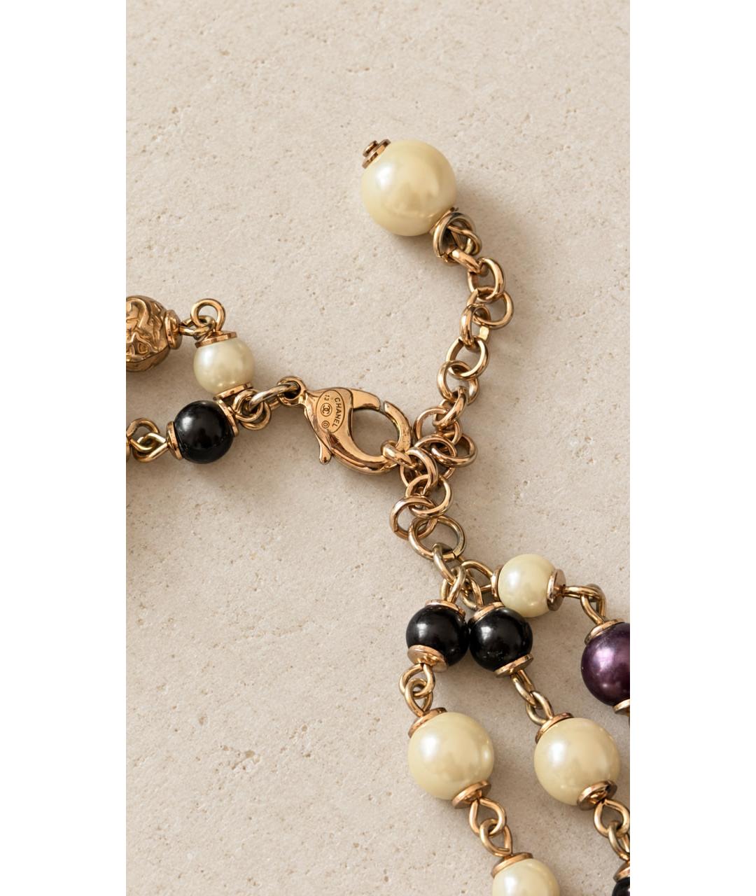 CHANEL Бежевое колье, фото 3
