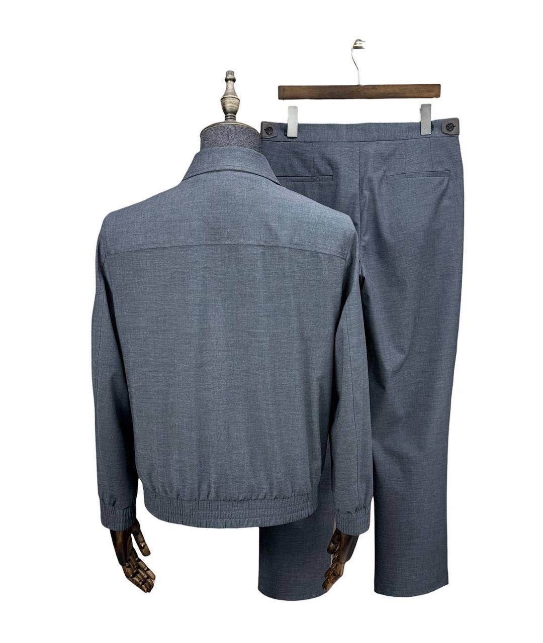 BRUNELLO CUCINELLI Серый кашемировый спортивный костюм, фото 2