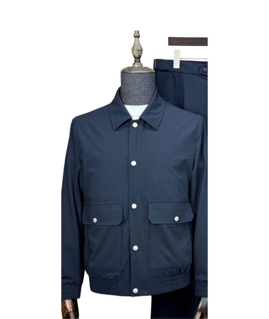 BRUNELLO CUCINELLI Темно-синий кашемировый спортивный костюм, фото 3