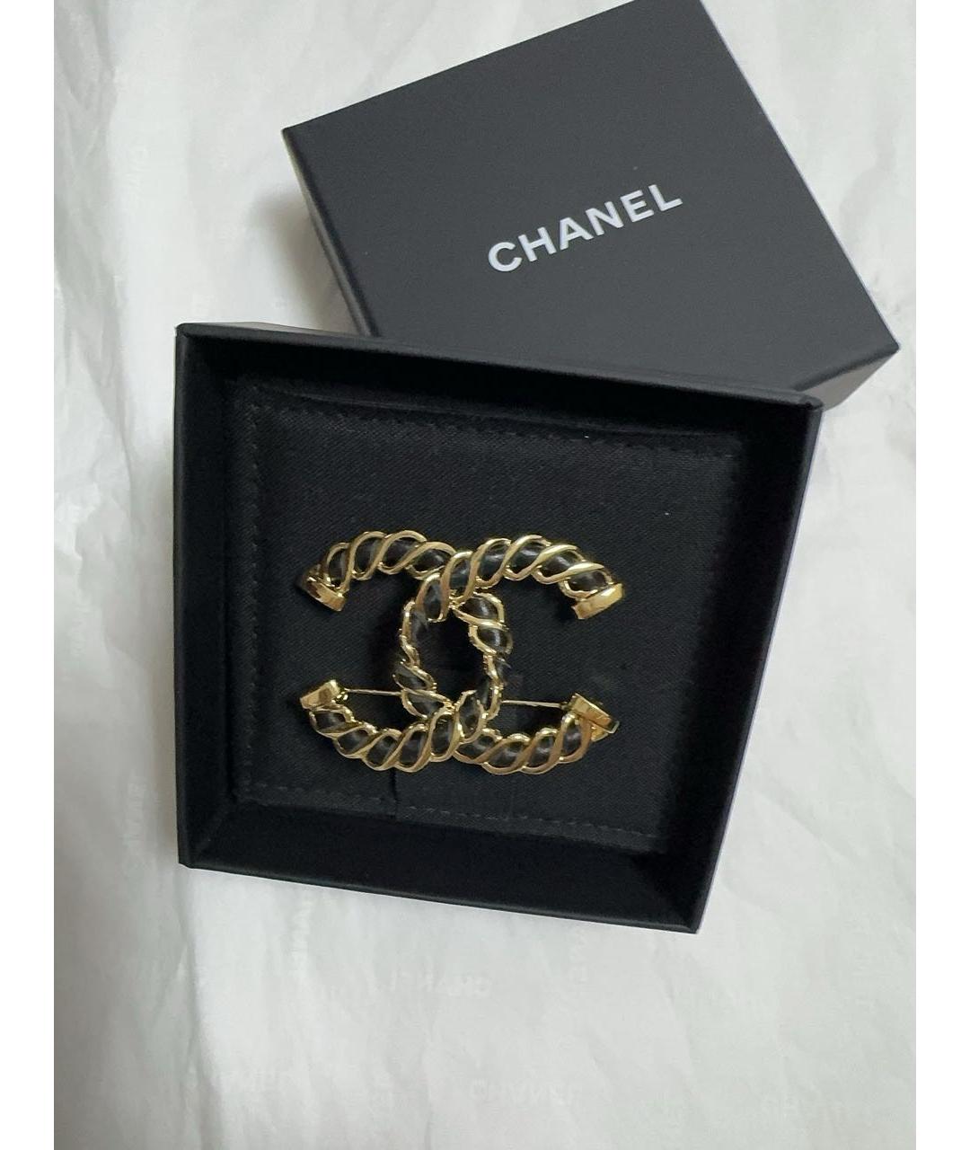 CHANEL Золотая булавка / брошь, фото 5