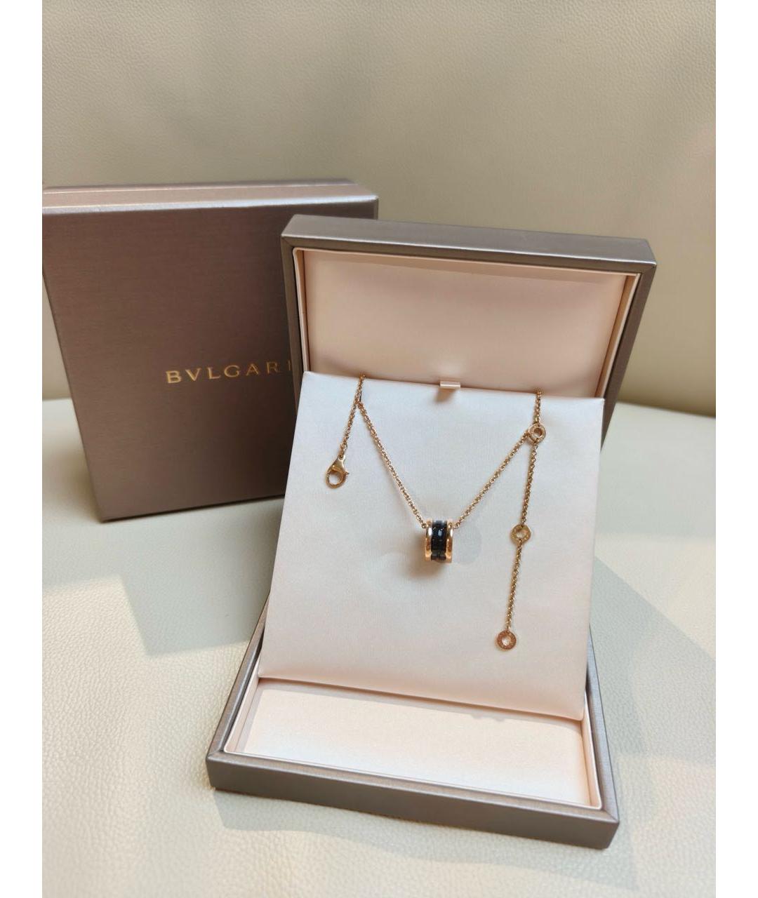 BVLGARI Золотое колье из розового золота, фото 3