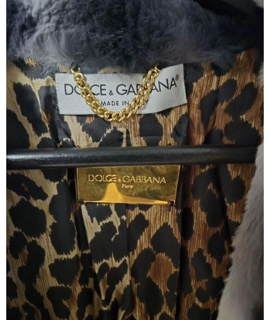 DOLCE&GABBANA Меховая шуба, фото 3