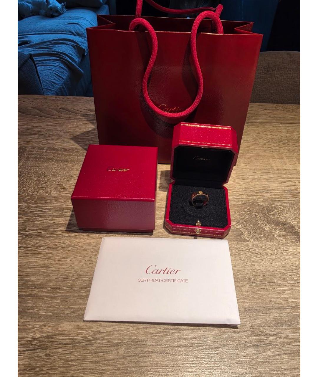 CARTIER Золотое кольцо из розового золота, фото 3