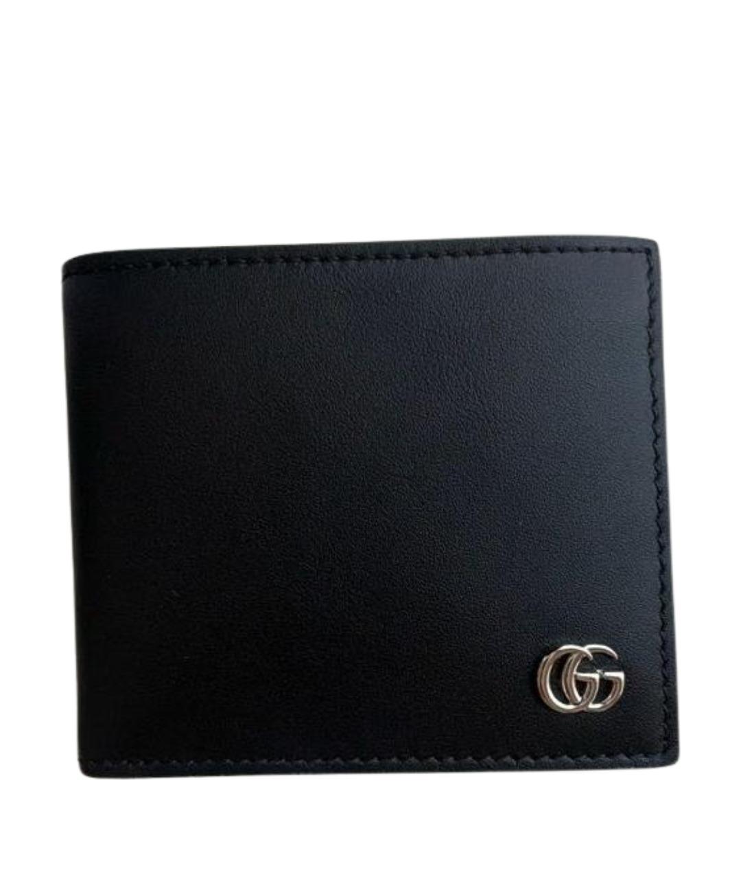 GUCCI Черный кожаный кошелек, фото 1