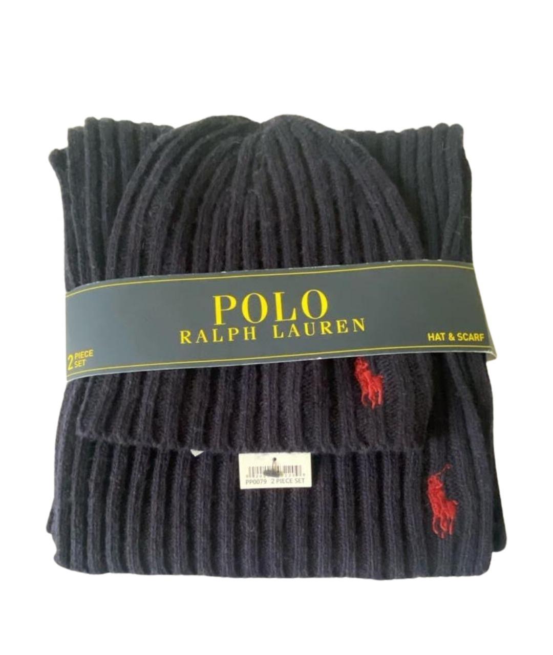POLO RALPH LAUREN Темно-синяя шапка, фото 1