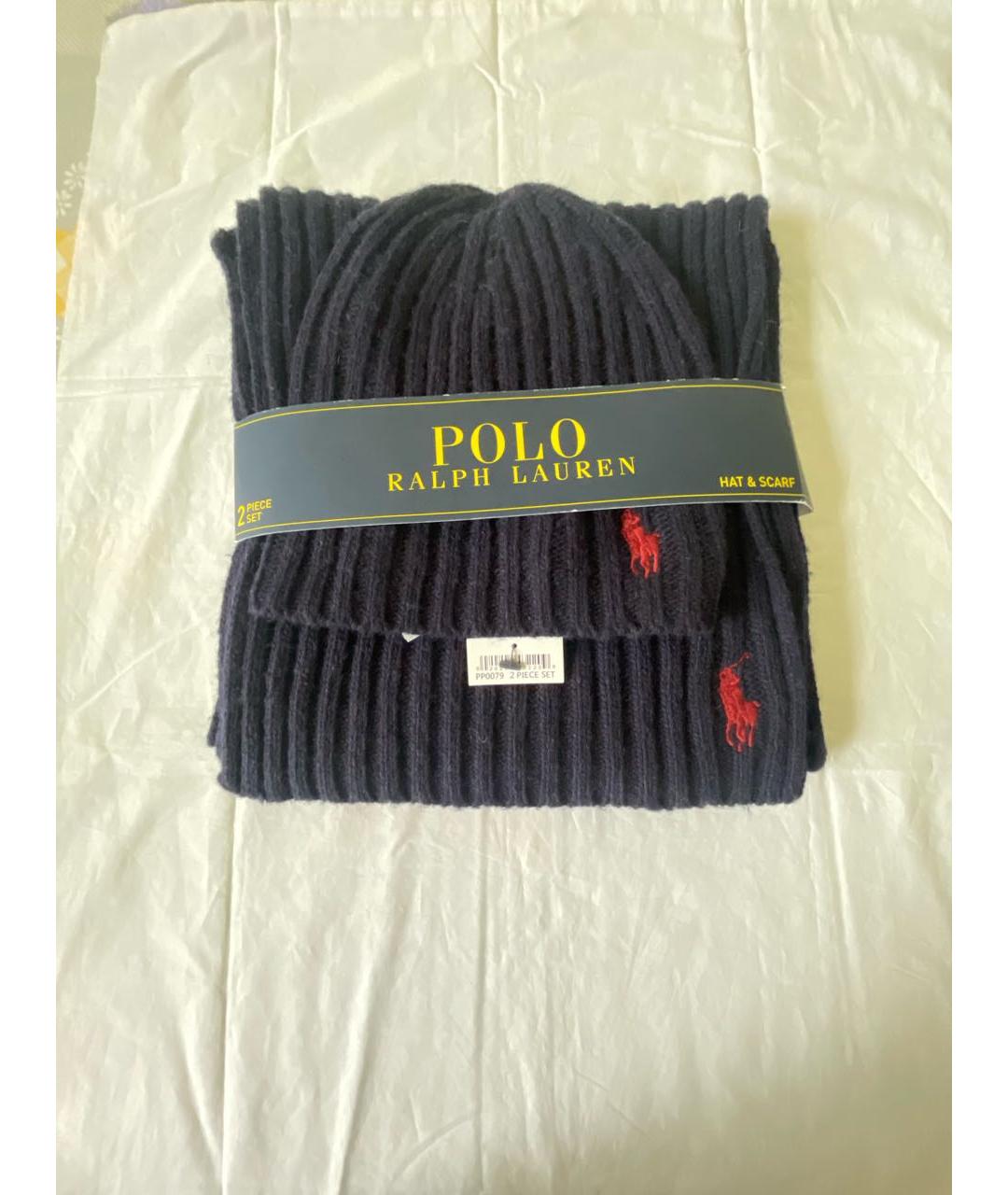 POLO RALPH LAUREN Темно-синяя шапка, фото 6