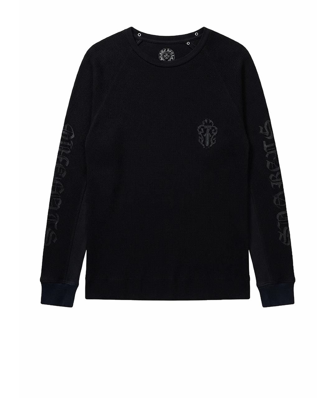 CHROME HEARTS Черный хлопковый джемпер / свитер, фото 1