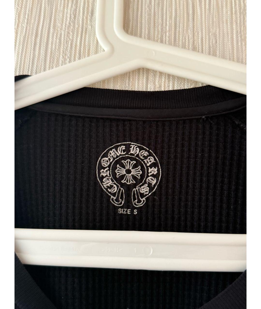 CHROME HEARTS Черный хлопковый джемпер / свитер, фото 3
