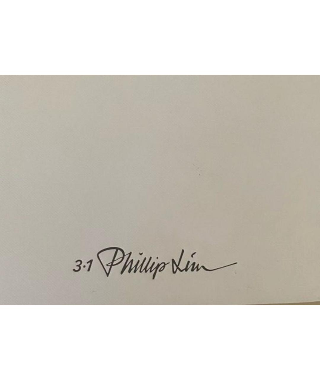 3.1 PHILLIP LIM Черные кожаные ботинки, фото 5