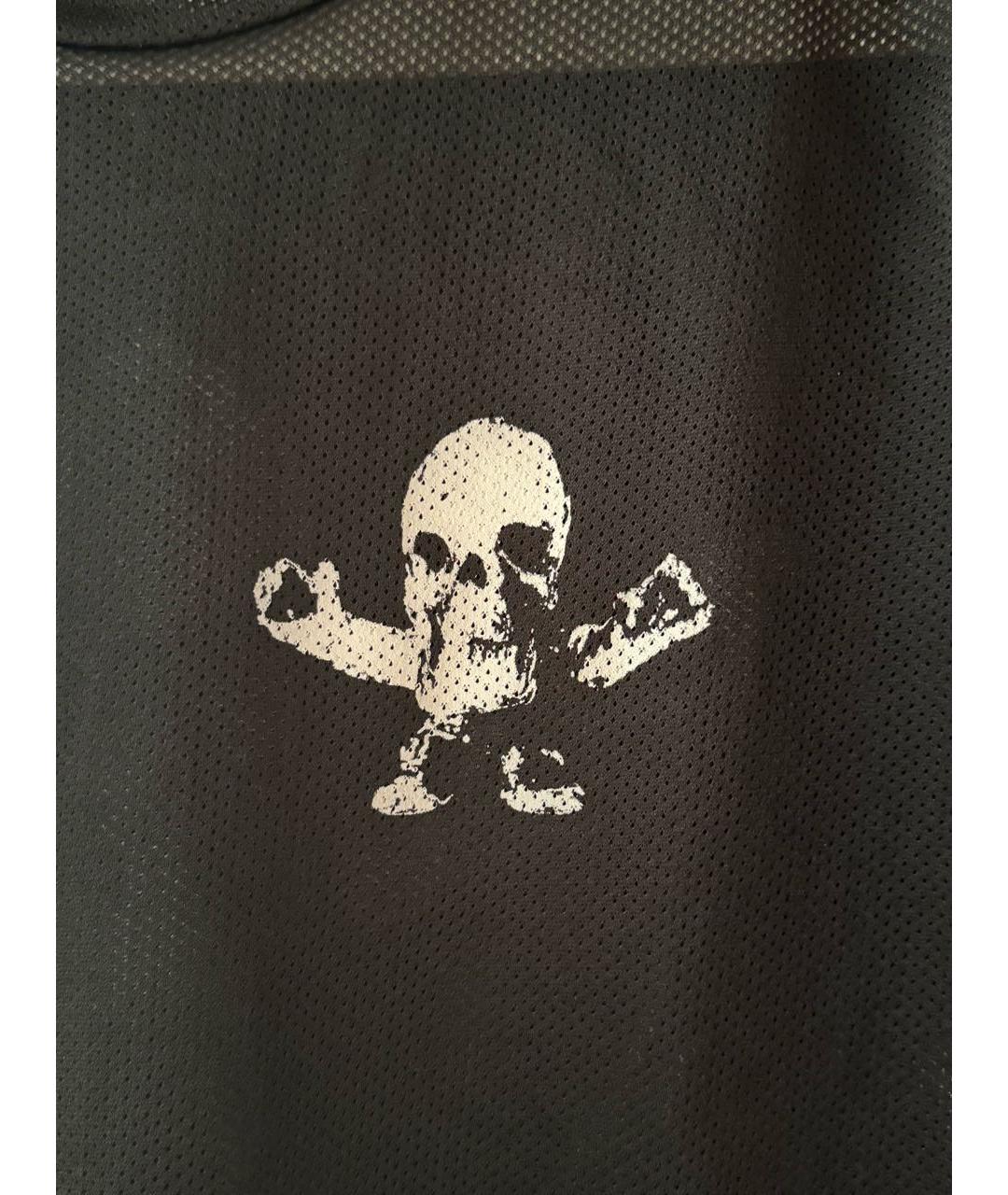 CHROME HEARTS Черная синтетическая футболка, фото 4