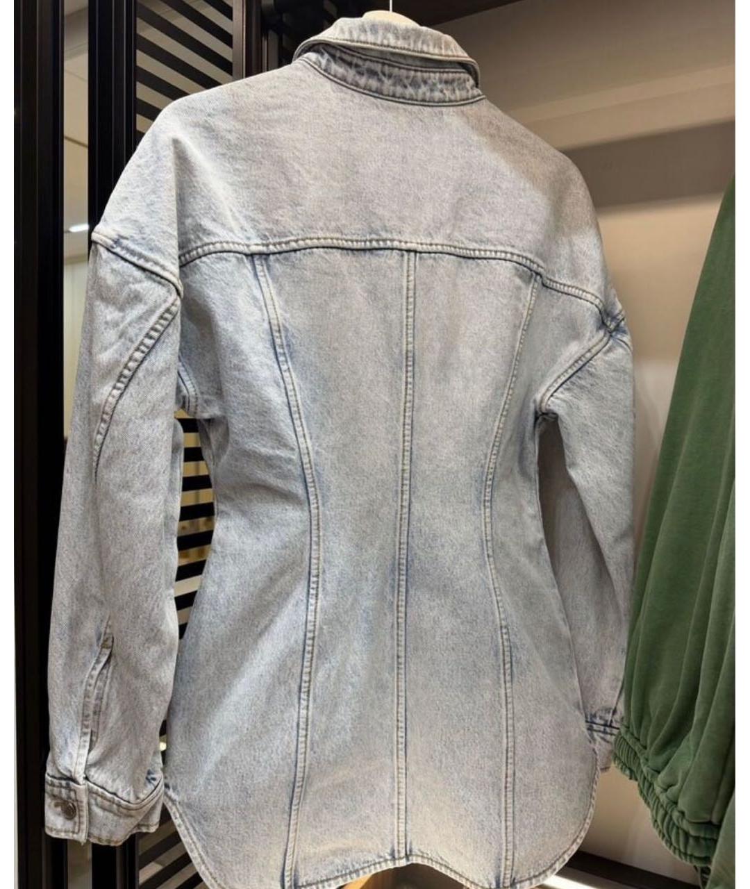 ALEXANDER WANG Голубая деним рубашка, фото 2