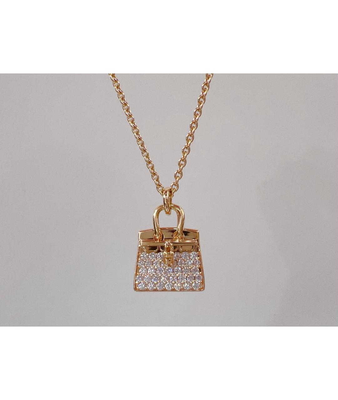 HERMES Золотое колье из розового золота, фото 2