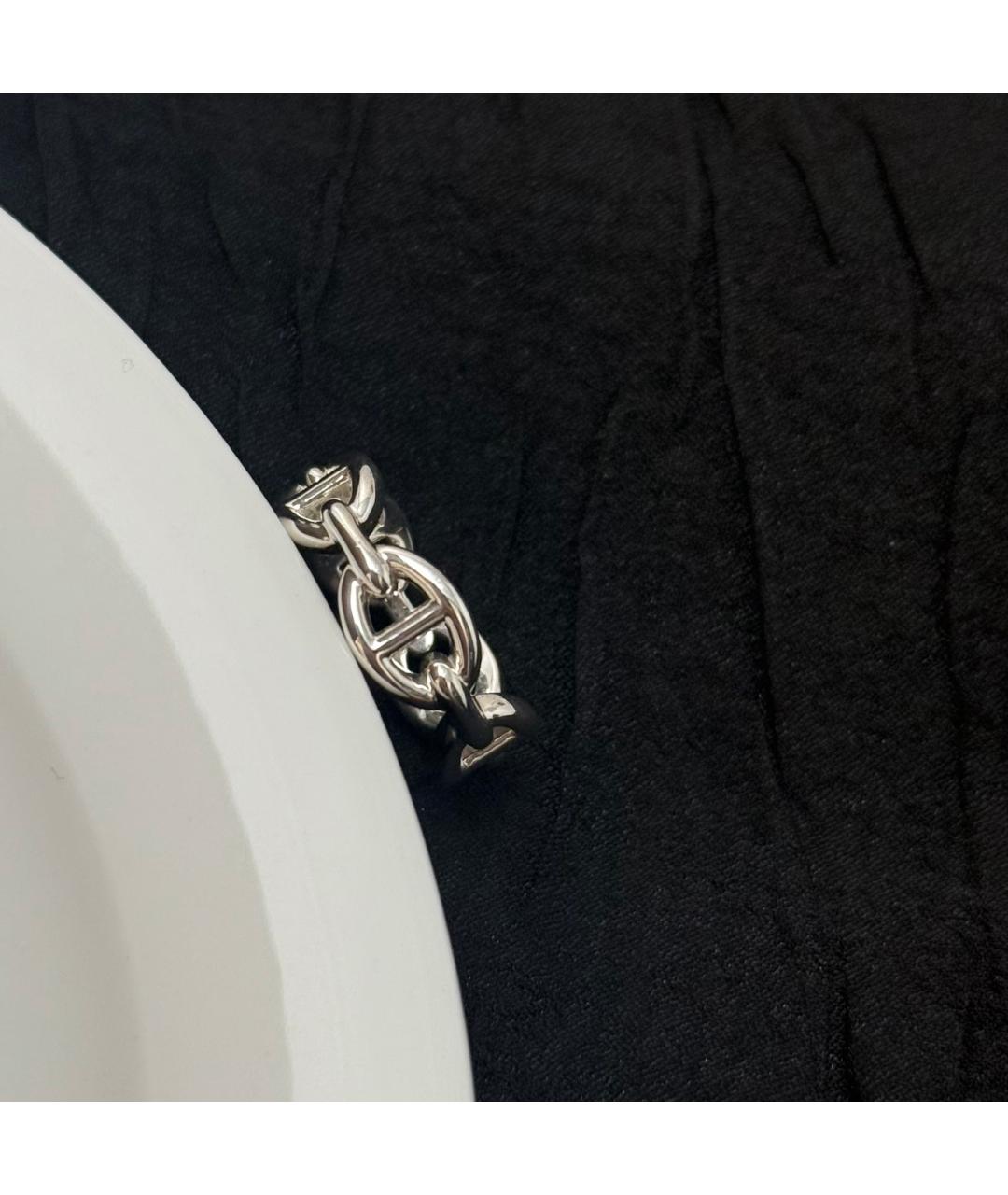 HERMES Серебряное серебряное кольцо, фото 8