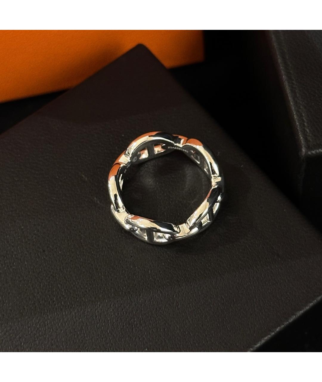 HERMES Серебряное серебряное кольцо, фото 6