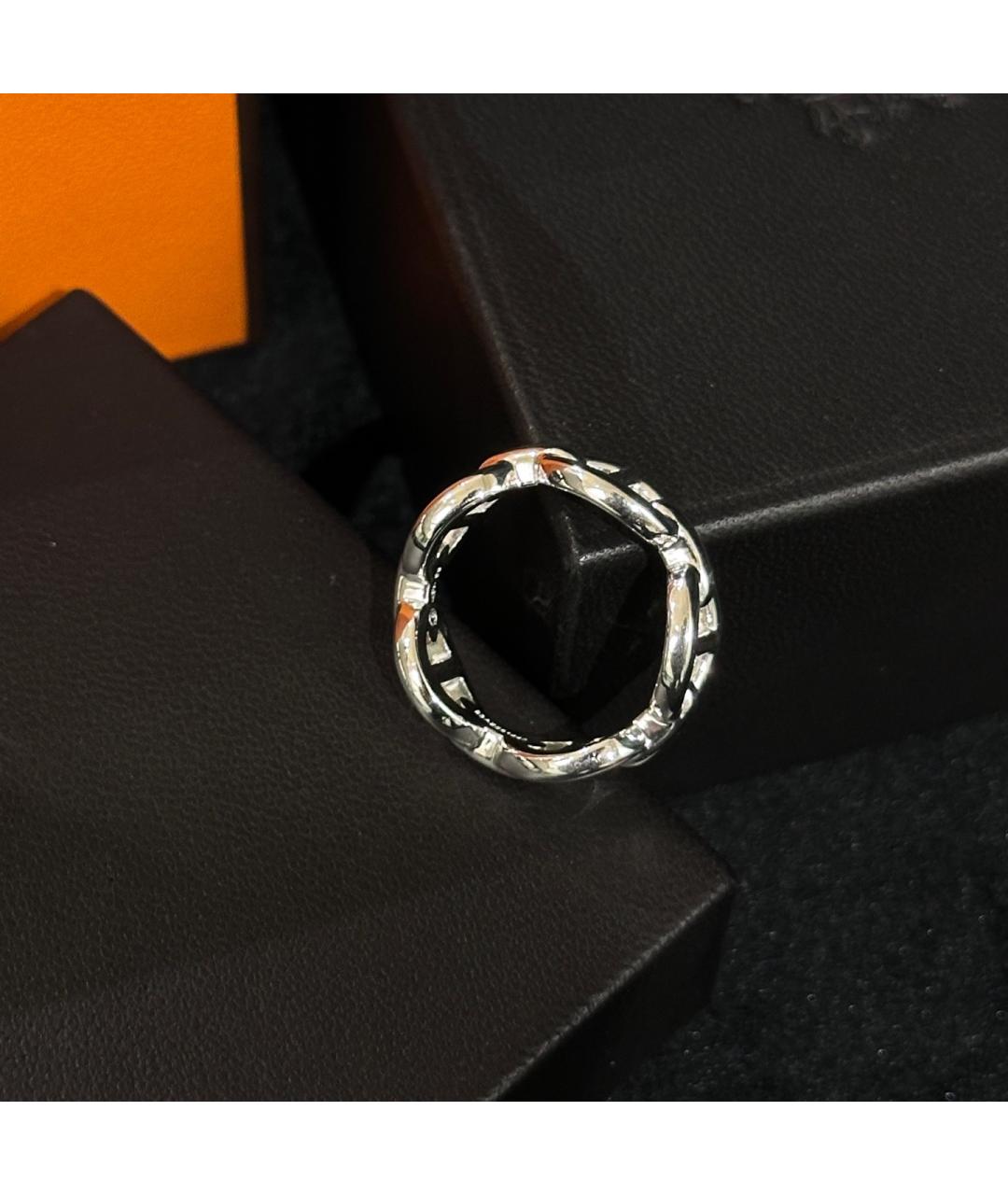 HERMES Серебряное серебряное кольцо, фото 4