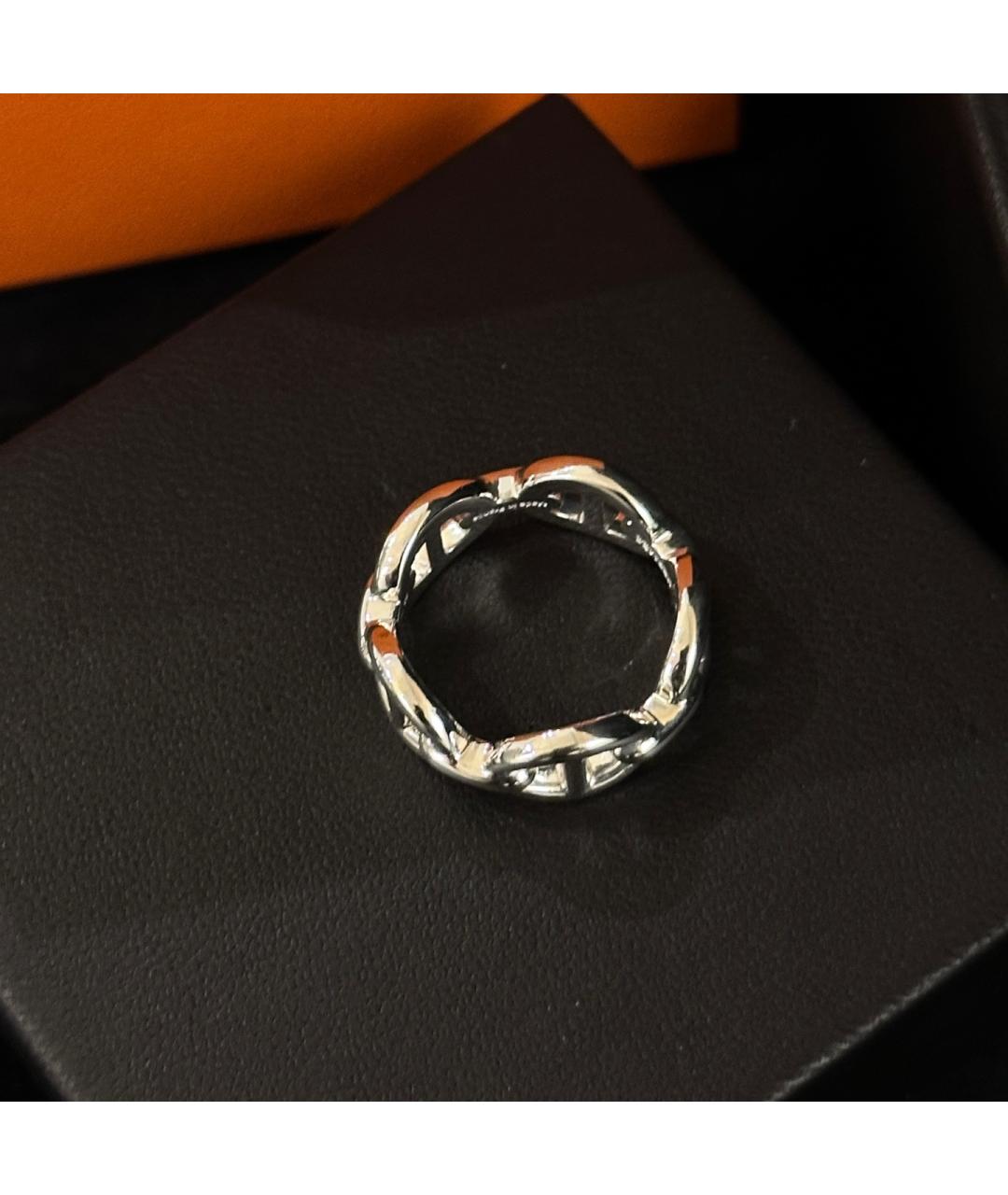 HERMES Серебряное серебряное кольцо, фото 5