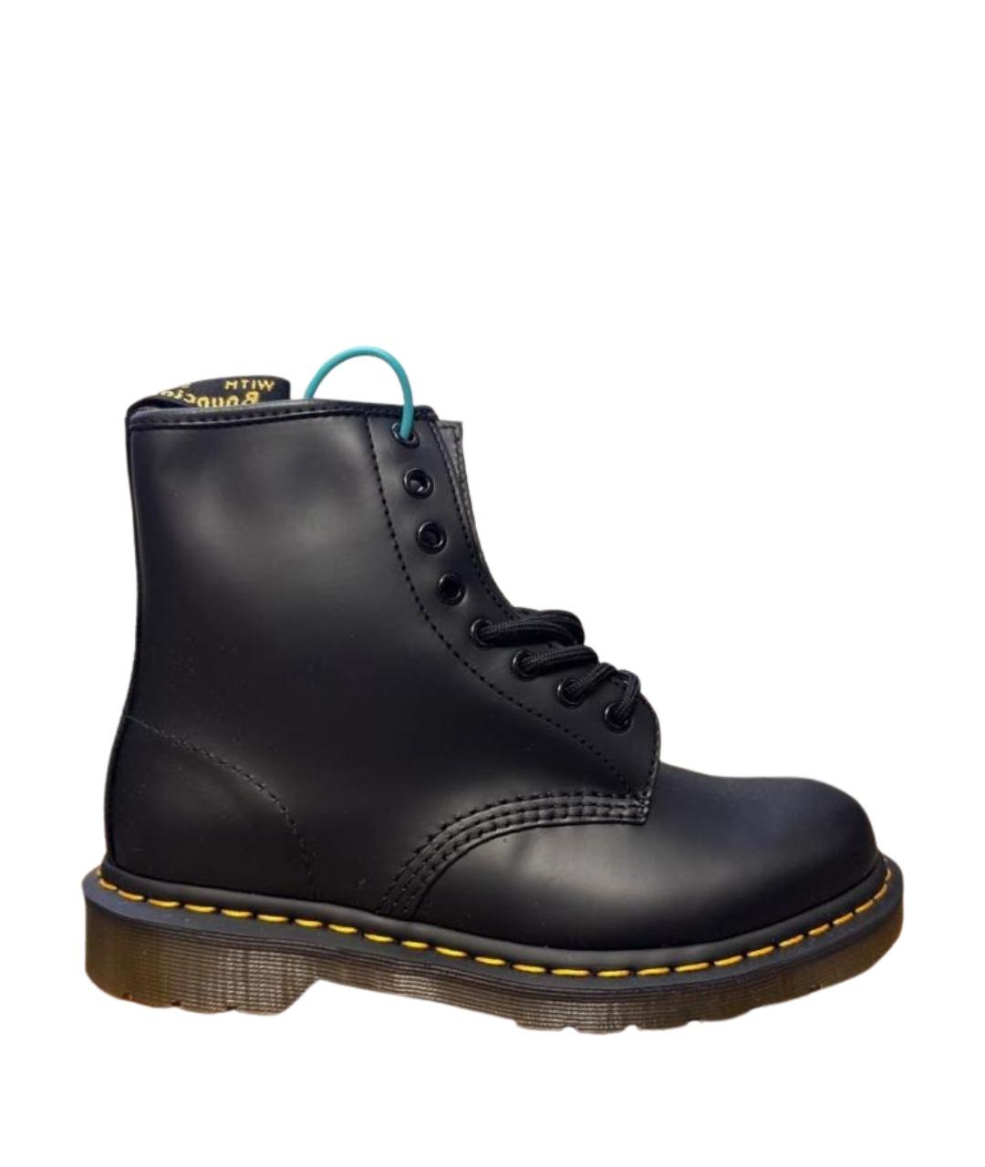 DR. MARTENS Черные кожаные ботинки, фото 1