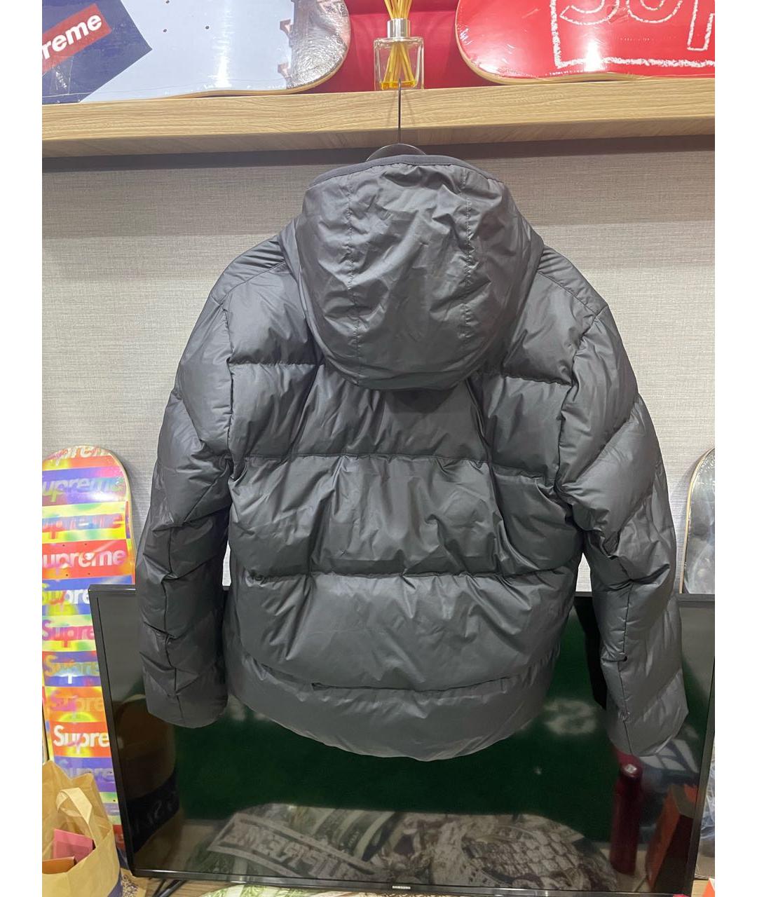NIKE Черный пуховик, фото 2