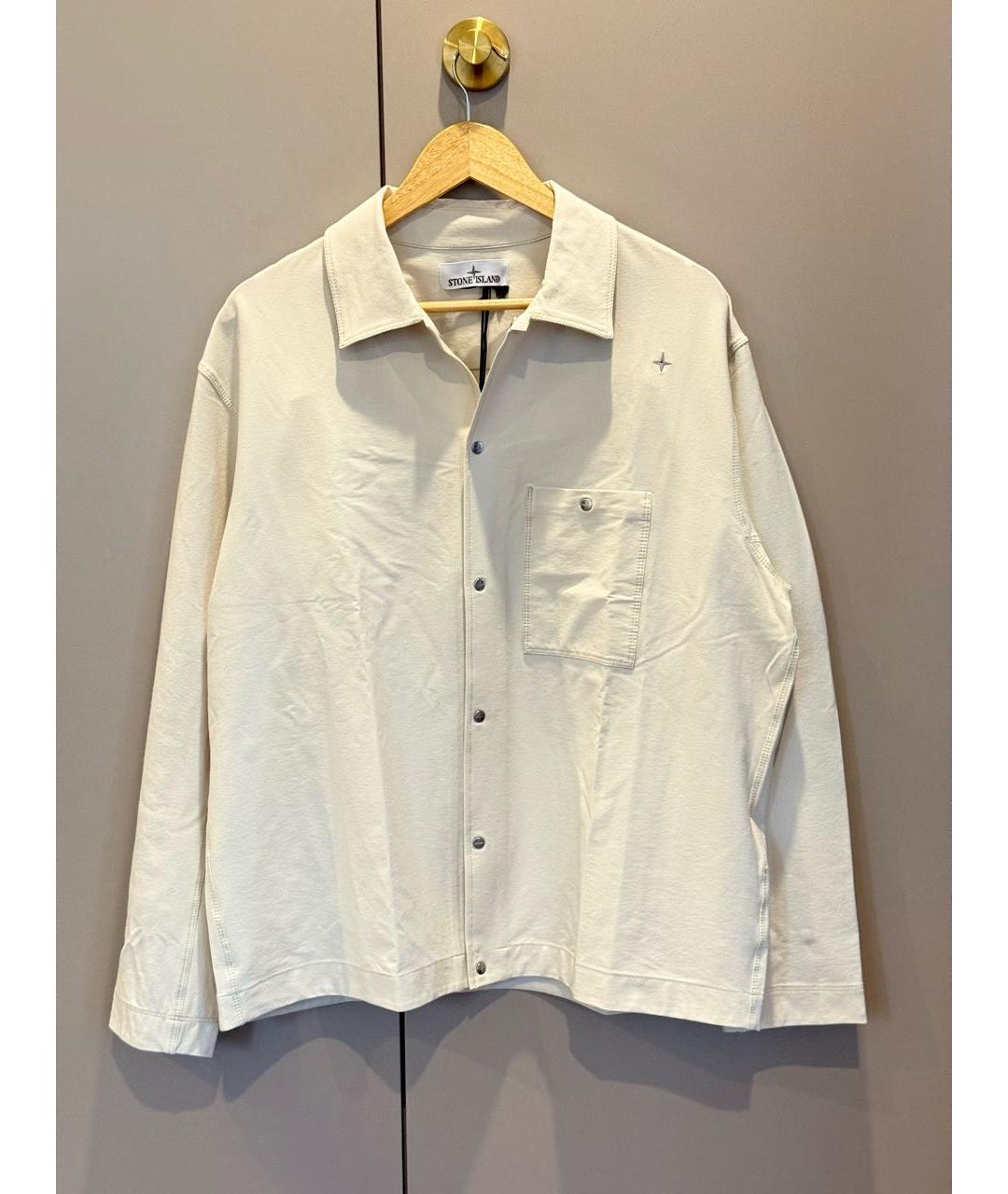 STONE ISLAND Белая куртка, фото 9