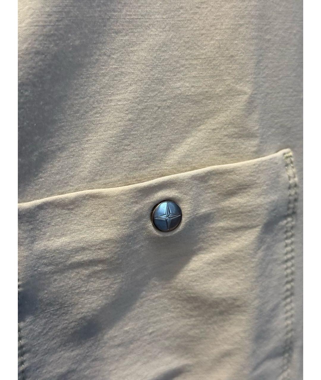 STONE ISLAND Белая куртка, фото 4