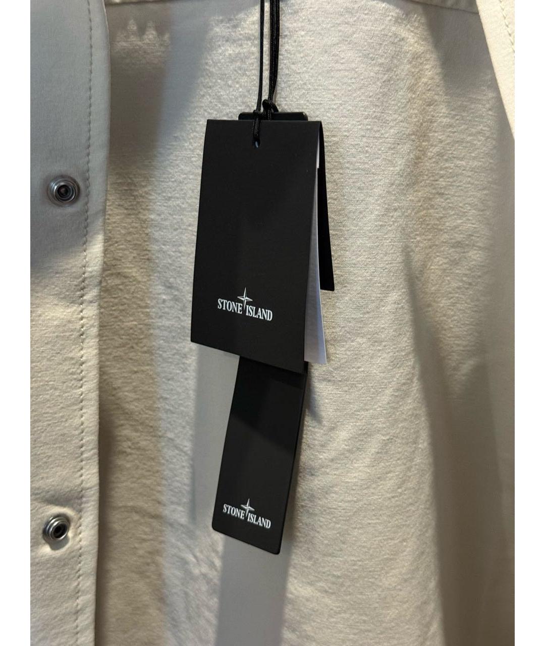 STONE ISLAND Белая куртка, фото 3