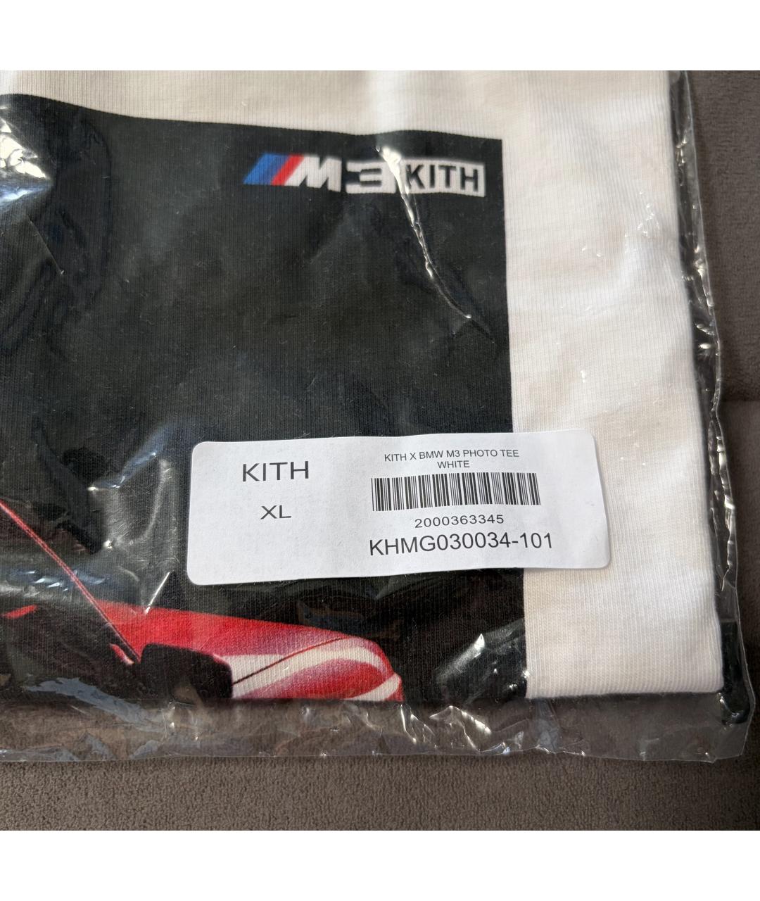 KITH Белая хлопковая футболка, фото 7