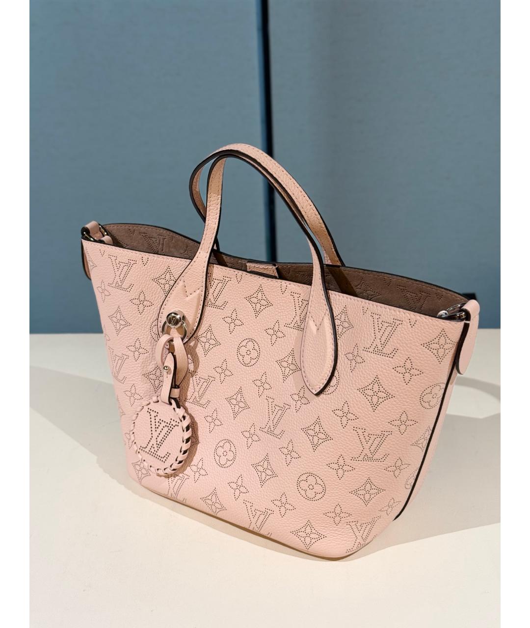 LOUIS VUITTON Розовая кожаная сумка тоут, фото 4