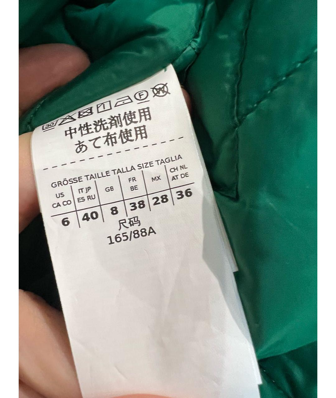 WEEKEND MAX MARA Зеленая куртка, фото 6