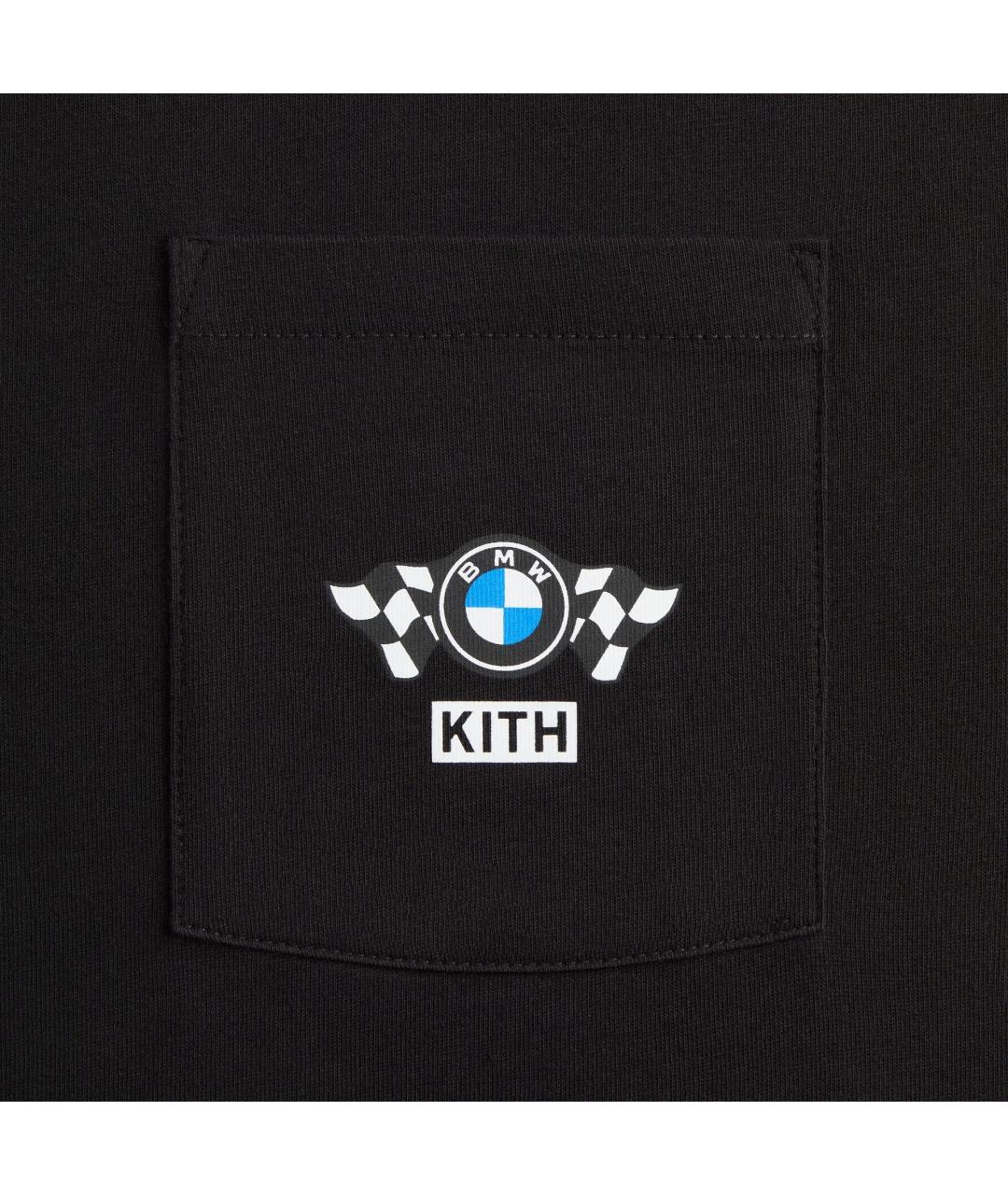 KITH Черная хлопковая футболка, фото 4