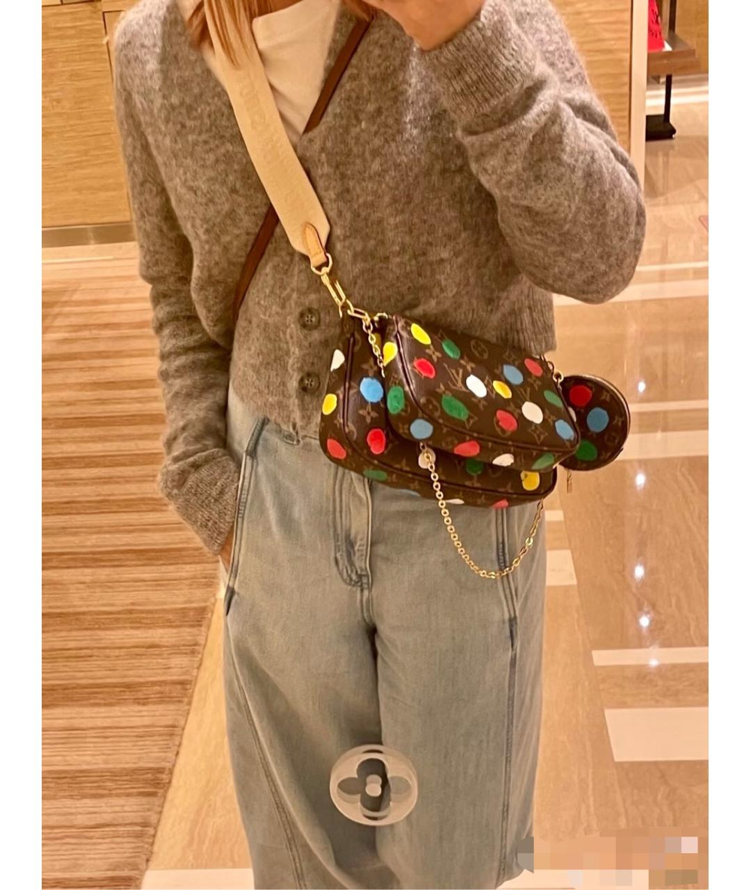 LOUIS VUITTON Черная сумка тоут из искусственной кожи, фото 9