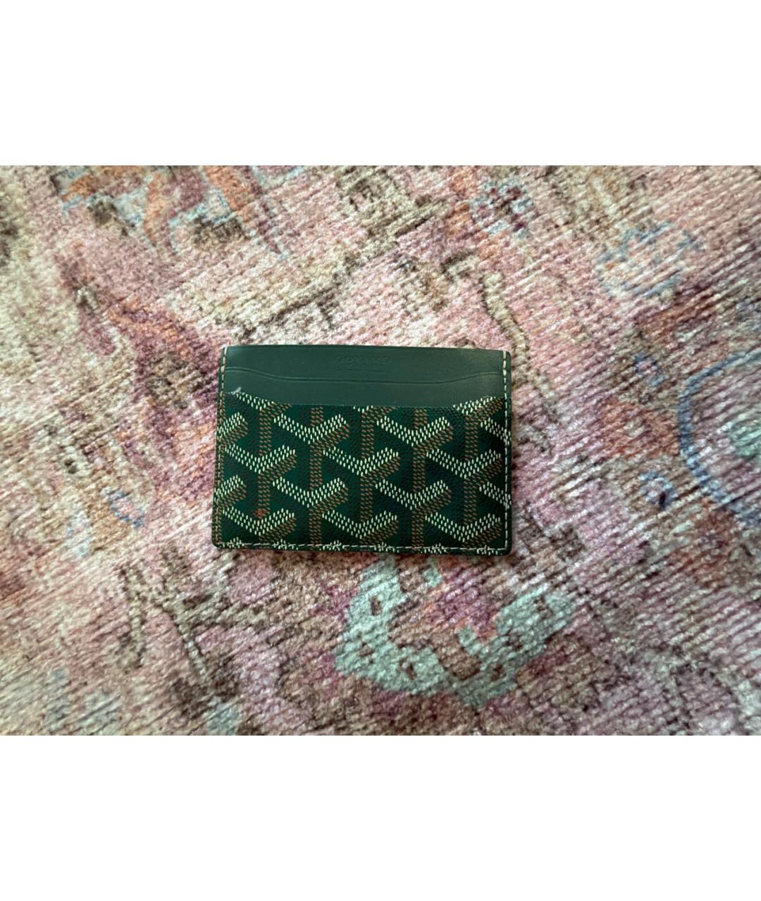 GOYARD Зеленый кардхолдер, фото 3