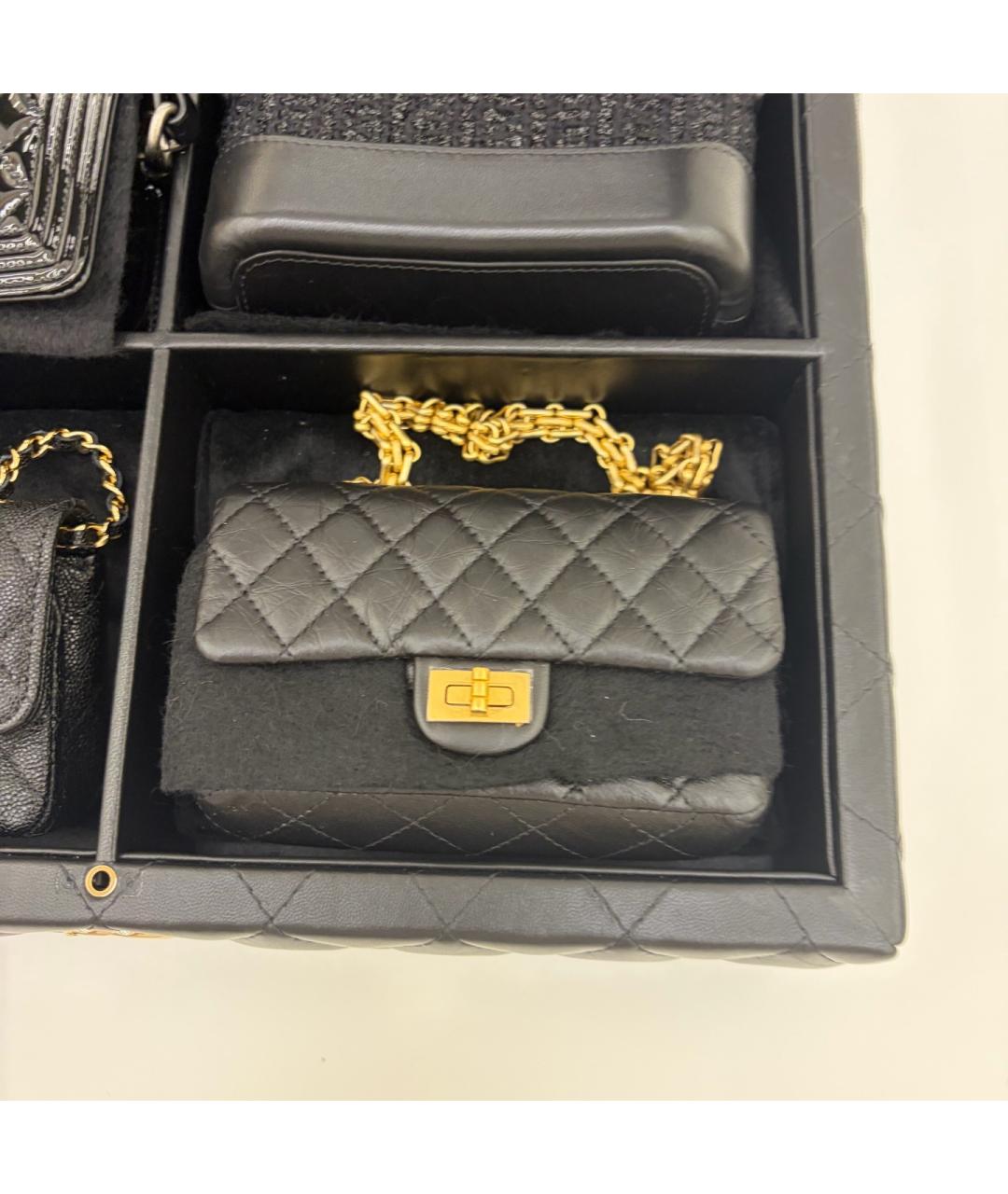 CHANEL Черная кожаная сумка тоут, фото 7