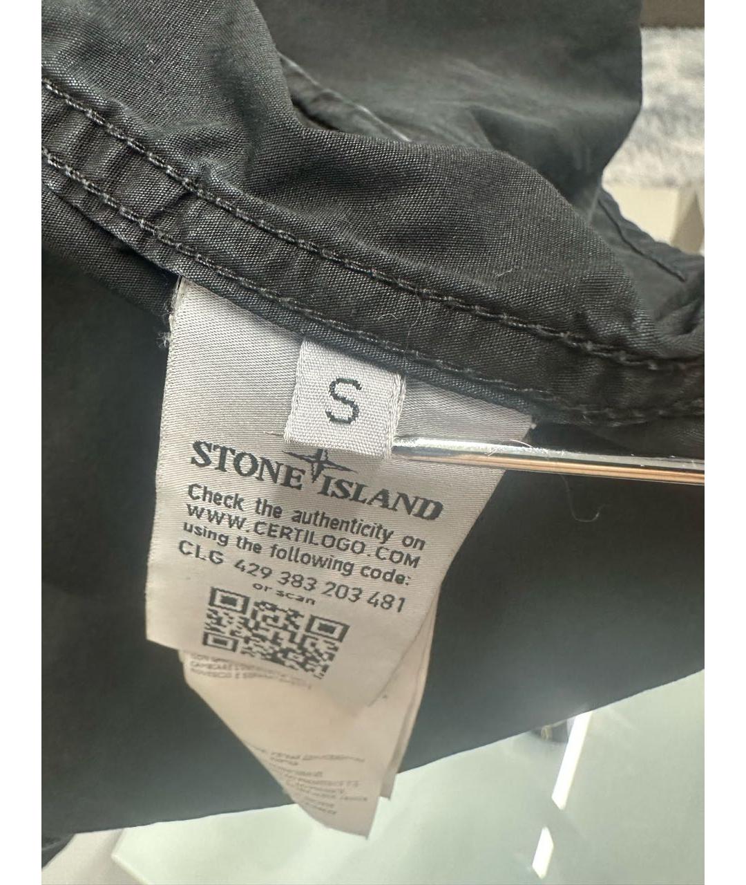 STONE ISLAND Черная куртка, фото 7