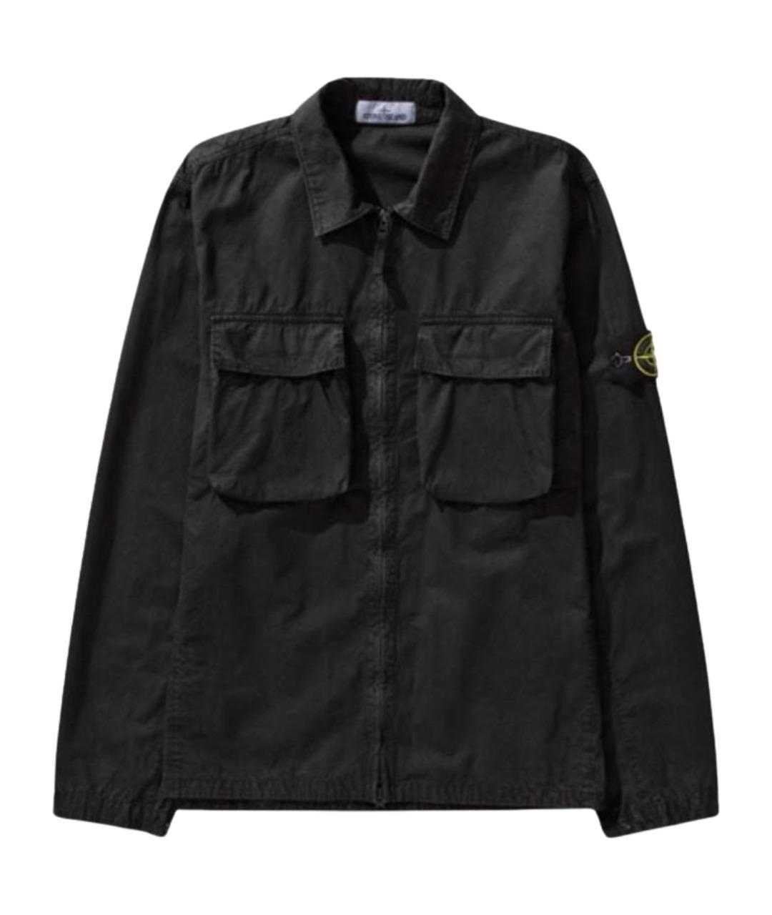 STONE ISLAND Черная куртка, фото 1