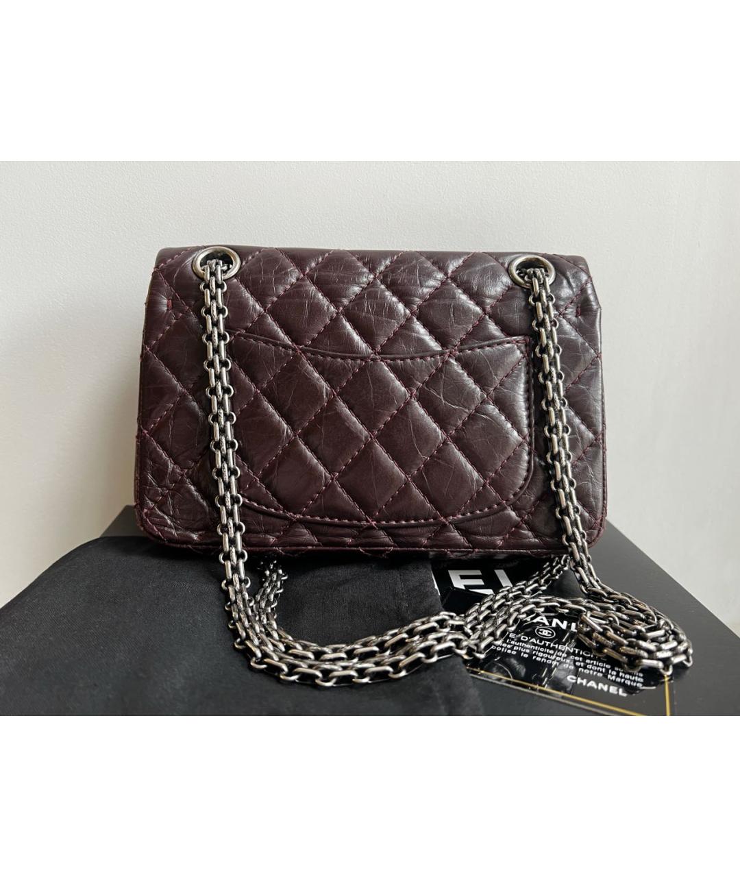 CHANEL Коричневая кожаная сумка через плечо, фото 3