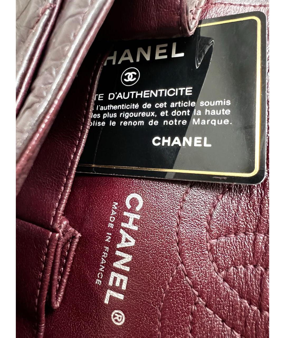 CHANEL Коричневая кожаная сумка через плечо, фото 4
