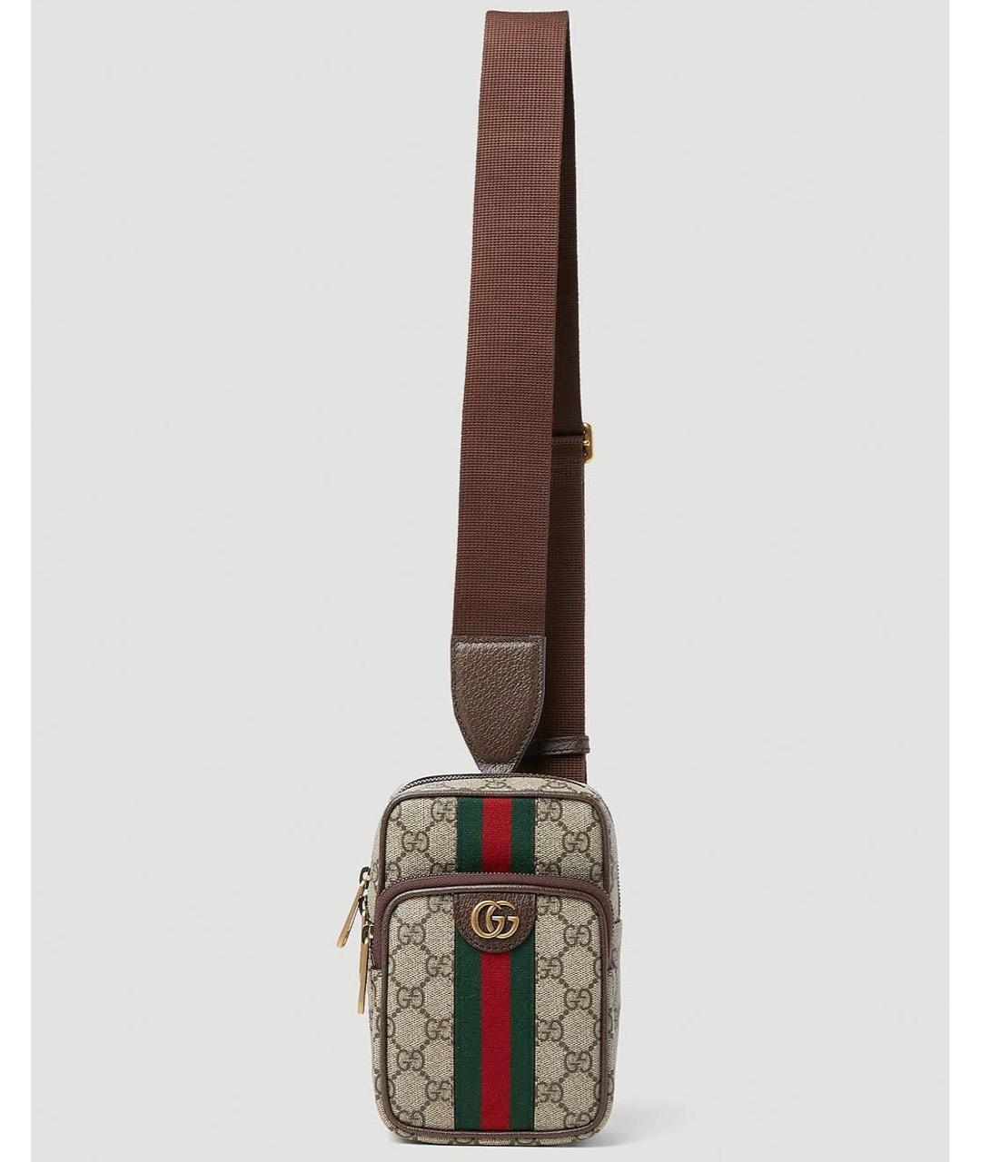GUCCI Коричневая сумка через плечо, фото 9