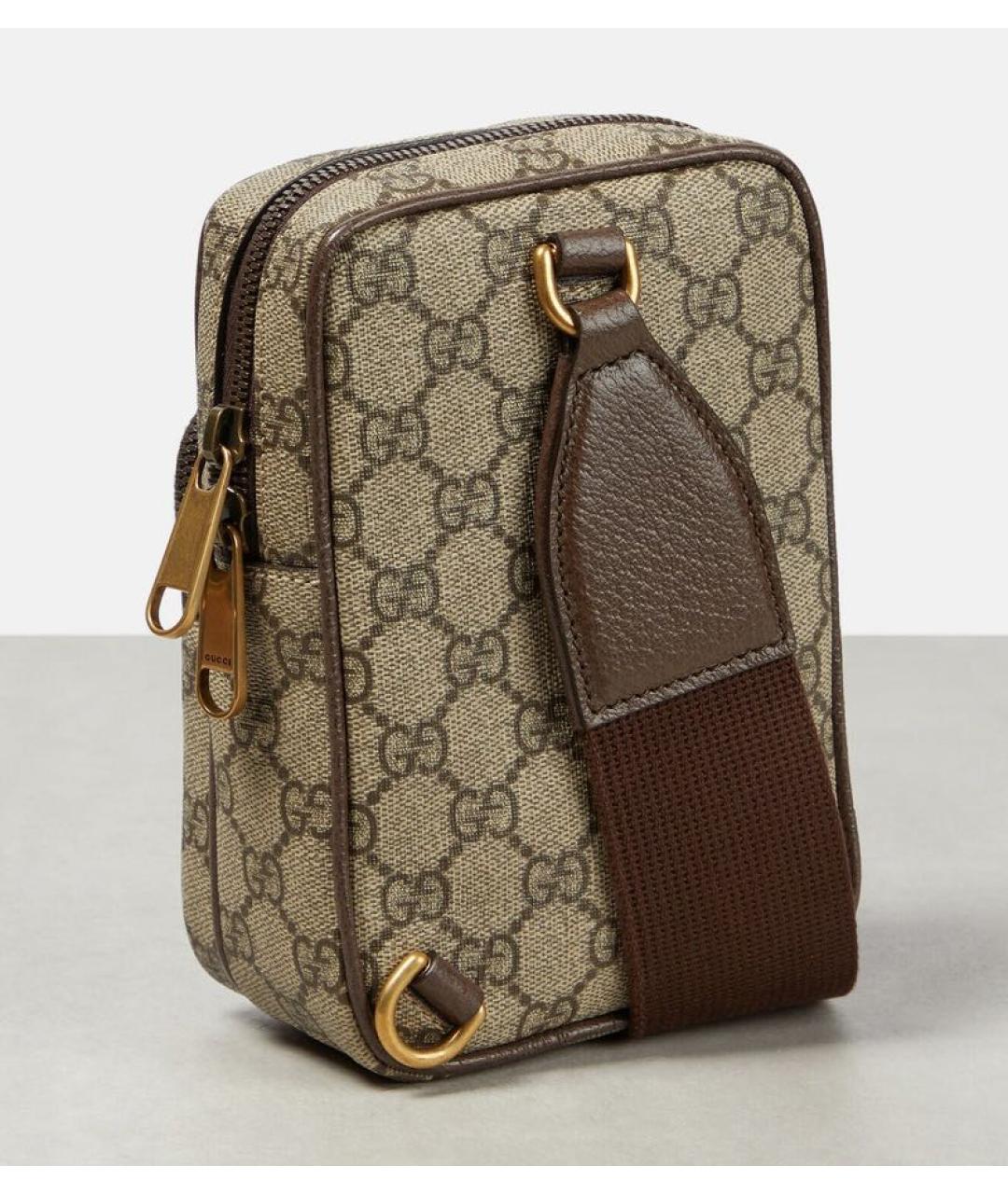 GUCCI Коричневая сумка через плечо, фото 5