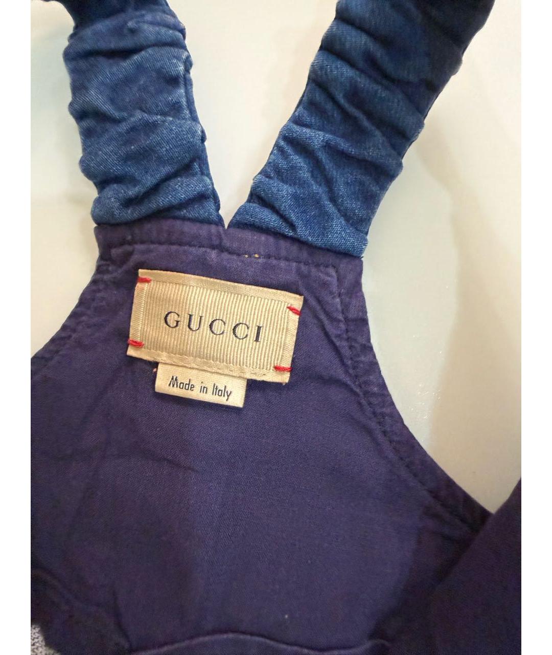 GUCCI Синий комбинезон, фото 2