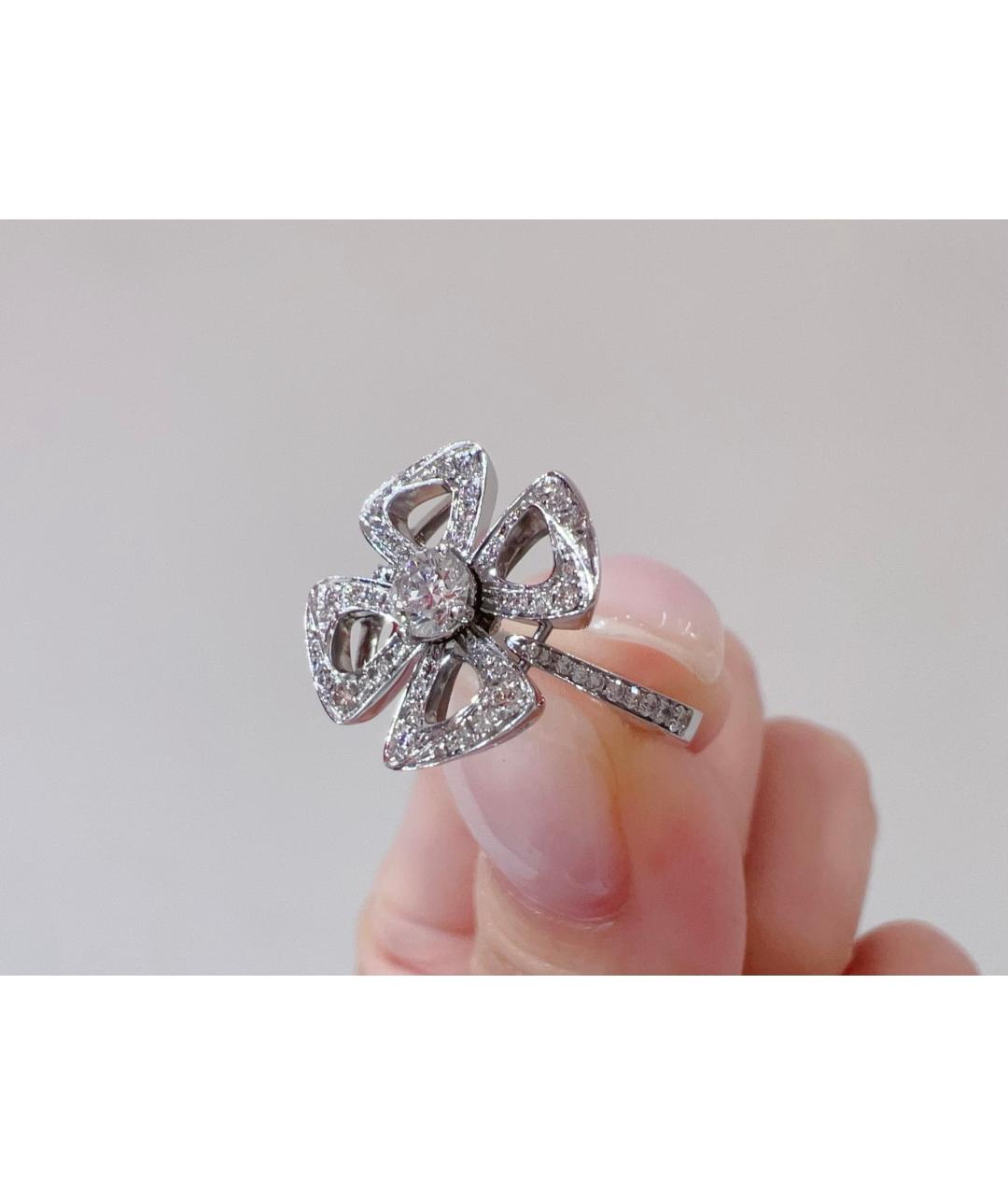 BVLGARI Серебряное кольцо из белого золота, фото 5