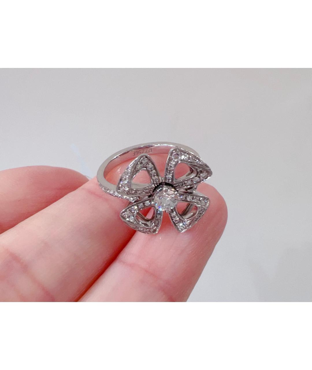 BVLGARI Серебряное кольцо из белого золота, фото 6