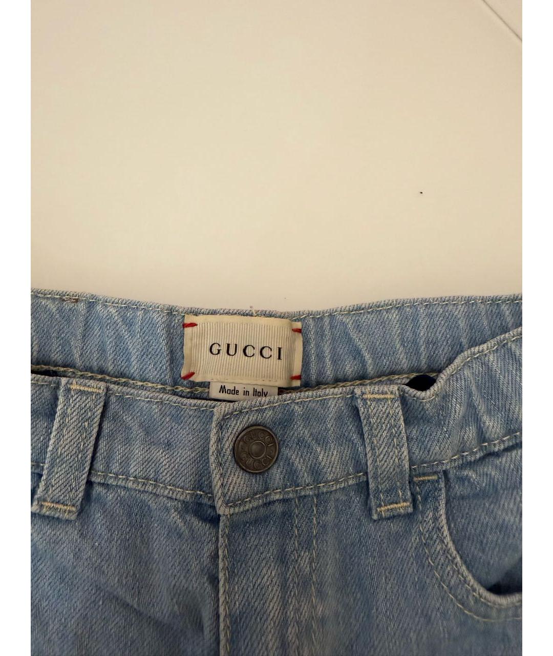 GUCCI Голубые джинсы, фото 3