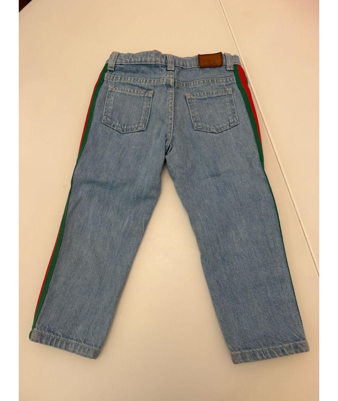 GUCCI Голубые джинсы, фото 2