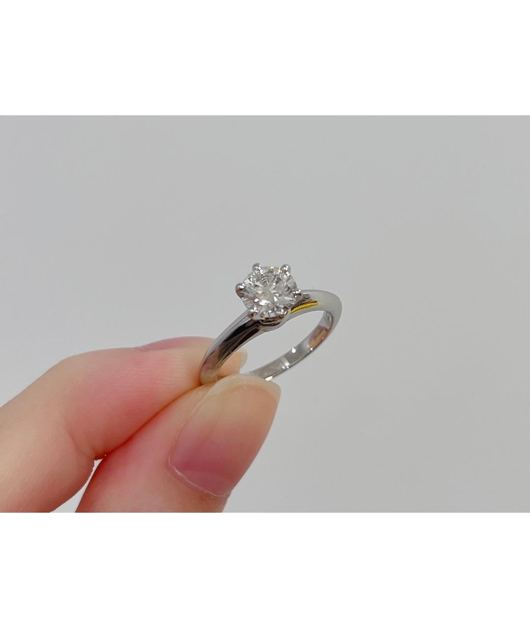 TIFFANY&CO Серебряное платиновое кольцо, фото 5