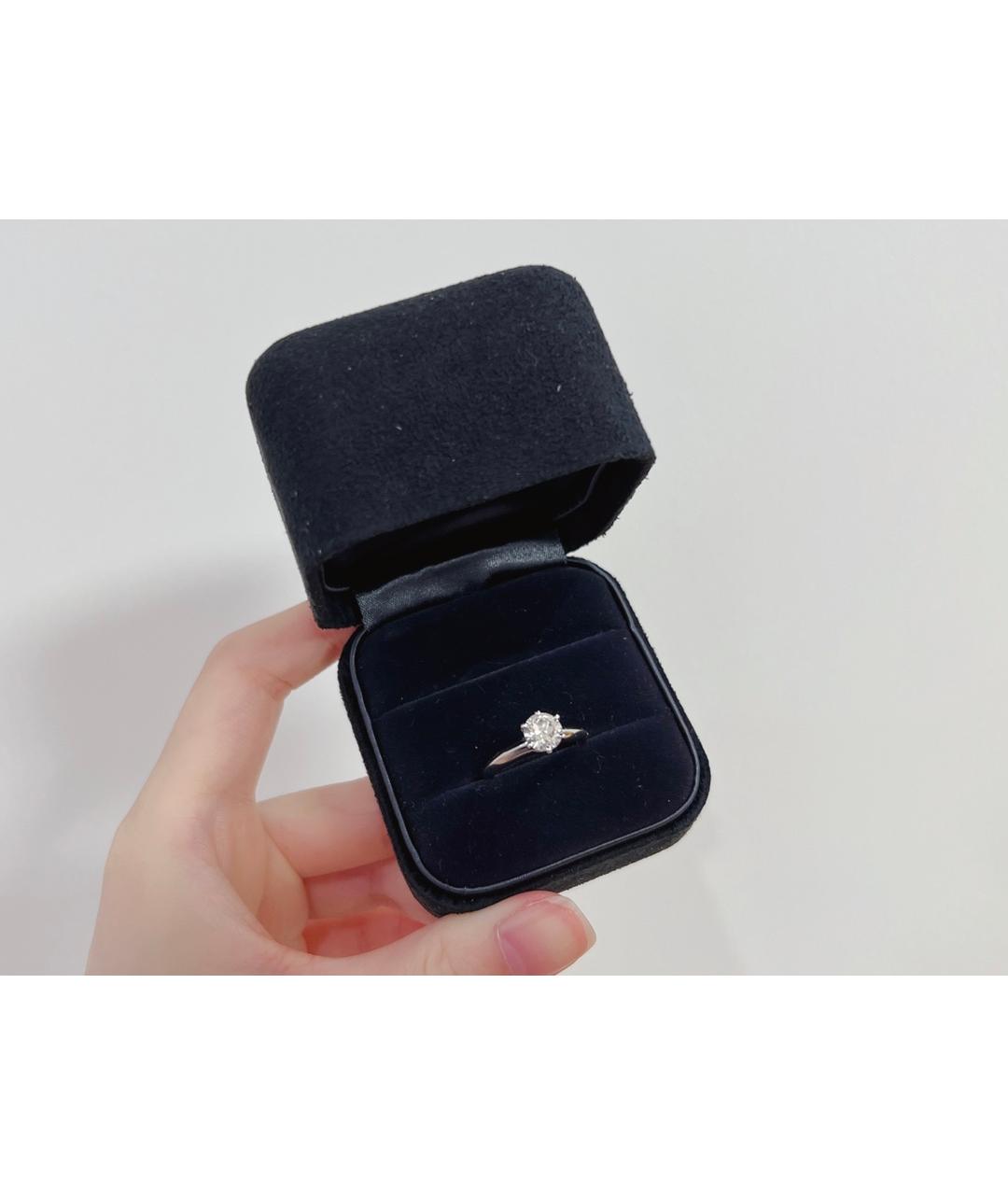 TIFFANY&CO Серебряное платиновое кольцо, фото 3